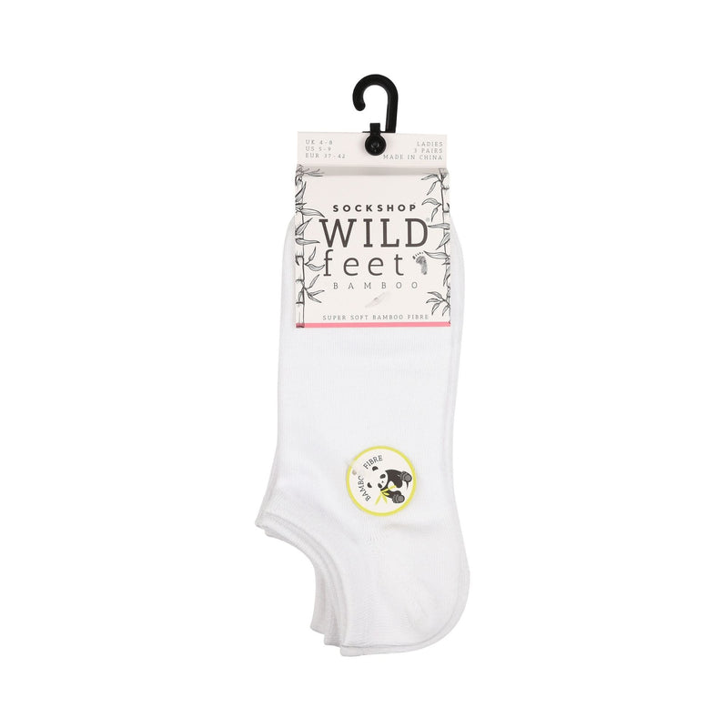 3 Pack Ladies Bamboo Low Cut Trainer Socks
