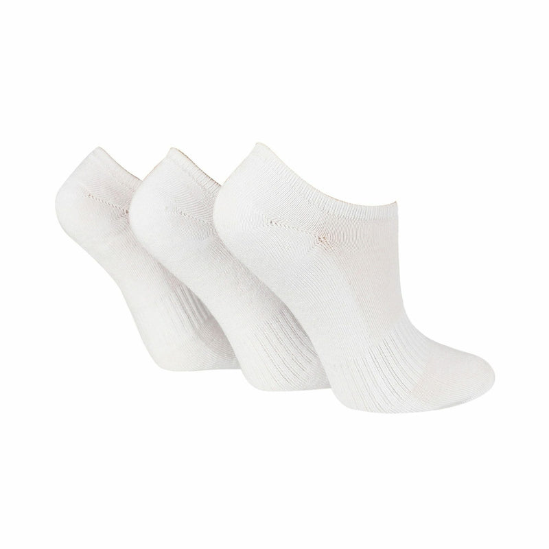 3 Pack Ladies Bamboo Low Cut Trainer Ankle Socks