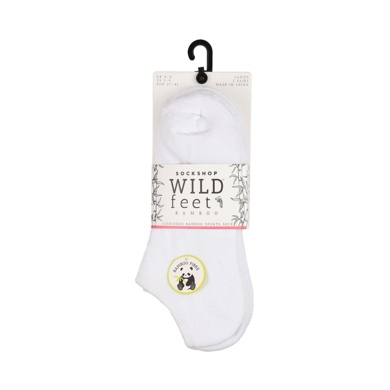 3 Pack Ladies Bamboo Low Cut Trainer Ankle Socks
