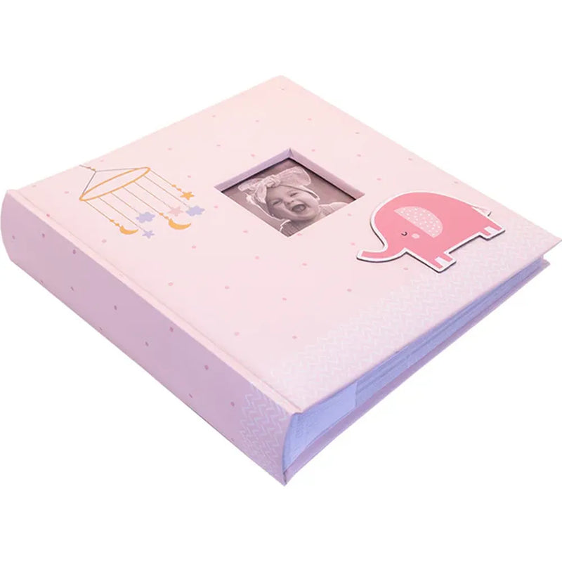 Kenro Pink Elephant Baby Album for 200 6x4" Photos