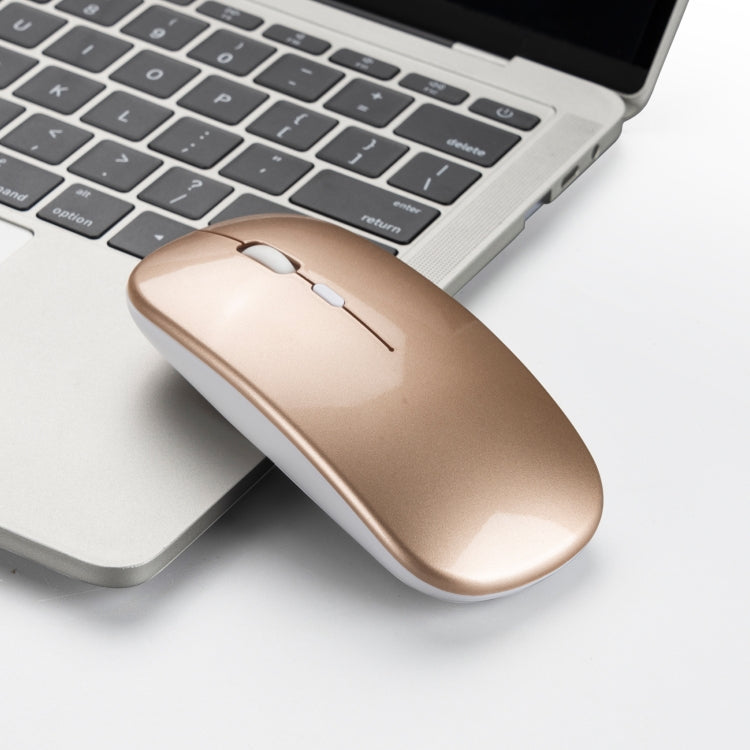 HXSJ M80 2.4GHz Wireless 1600DPI Three-speed Adjustable Optical Mute Mouse, Black, Grey, Gold, Rose Gold, Silver, White