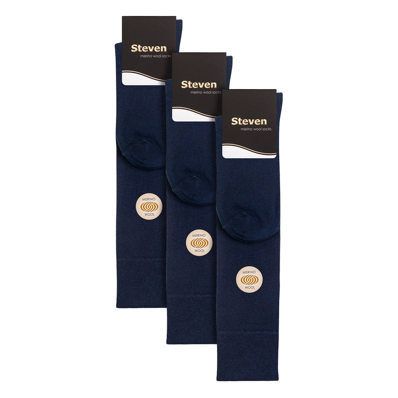 3 Pairs Mens Knee High Soft Breathable Merino Wool Socks