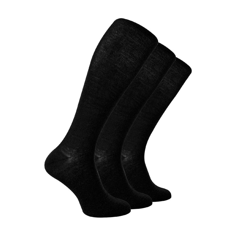 3 Pairs Mens Knee High Soft Breathable Merino Wool Socks