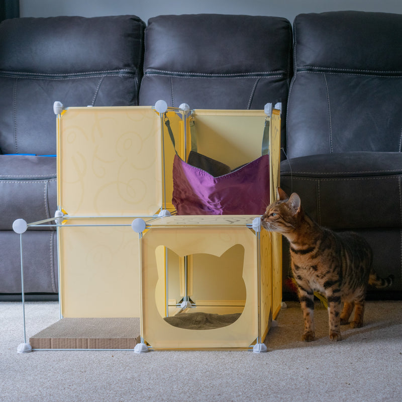 Kitty Cubby Cat Cube Play Tower MIDI