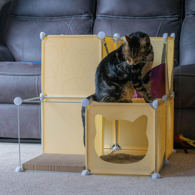 Kitty Cubby Cat Cube Play Tower MIDI