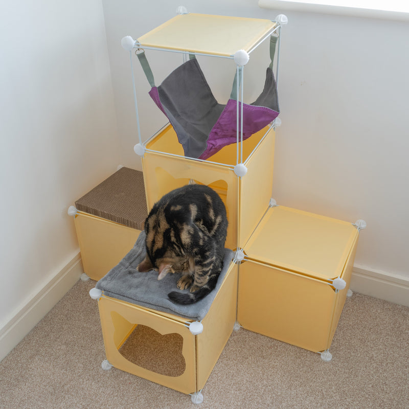 Kitty Cubby Cat Cube Play Tower MIDI