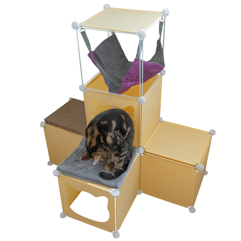 Kitty Cubby Cat Cube Play Tower MIDI