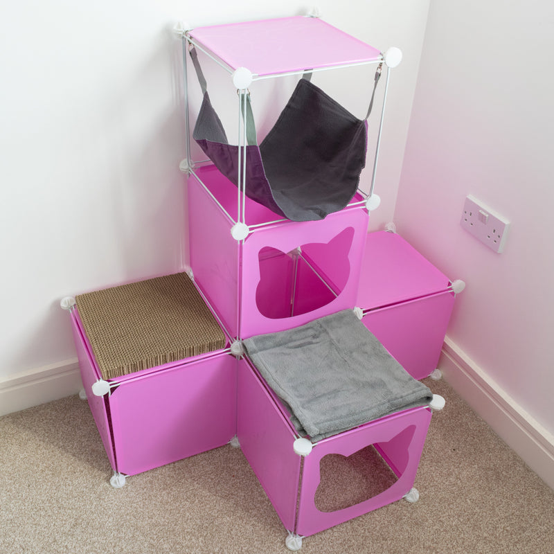 Kitty Cubby Cat Cube Play Tower MIDI