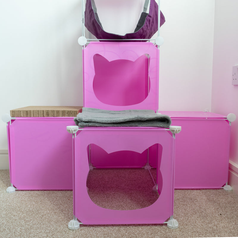 Kitty Cubby Cat Cube Play Tower MIDI