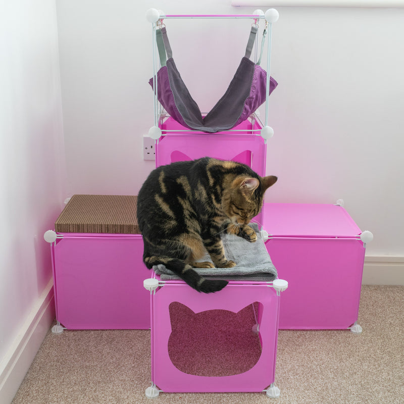 Kitty Cubby Cat Cube Play Tower MIDI