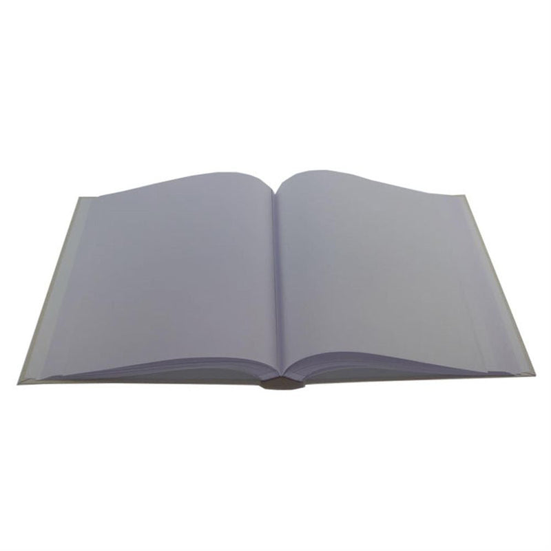 Small Satin Traditional Wedding Photo Album - 60 Sides - White