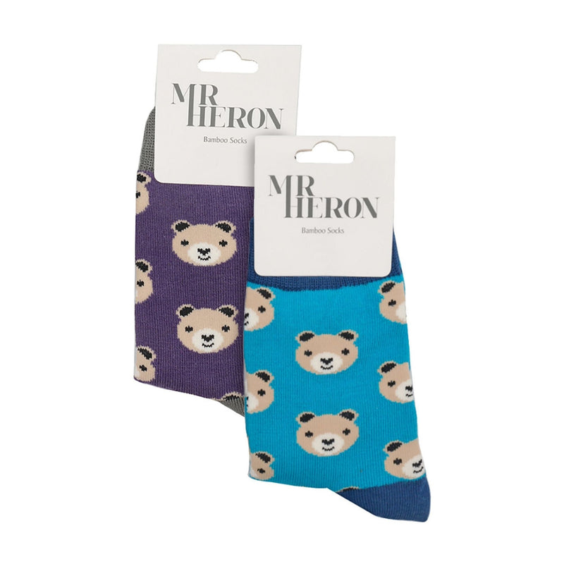 2 Pack Boys Animal Pattern Soft Breathable Bamboo Socks