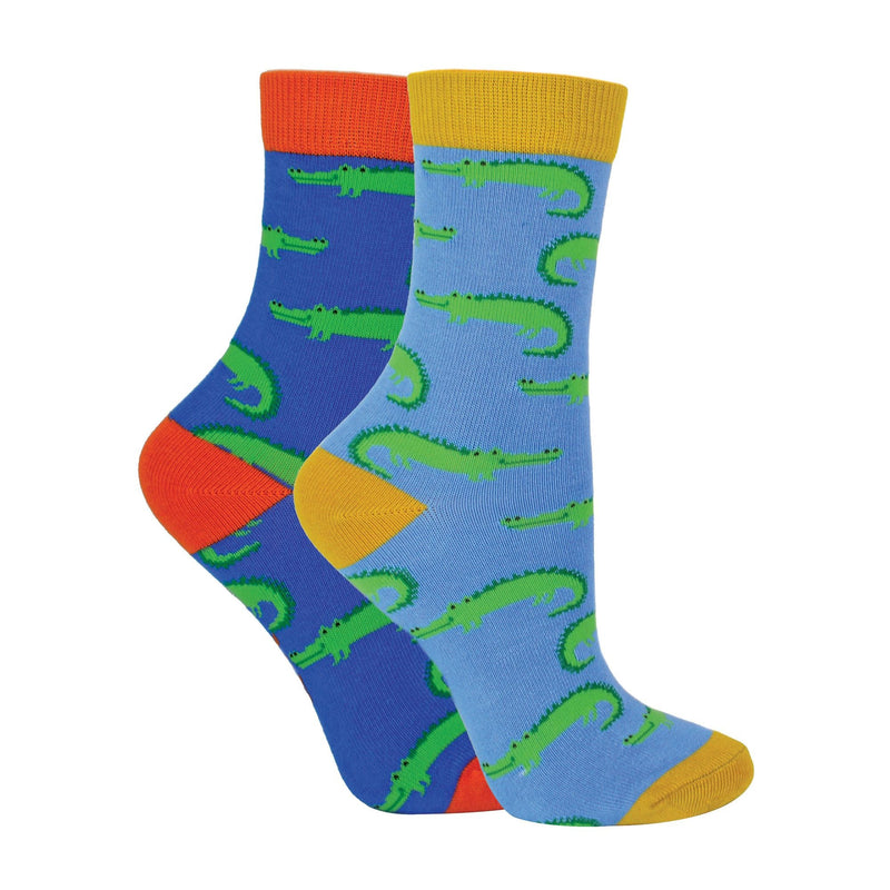 2 Pack Boys Animal Pattern Soft Breathable Bamboo Socks