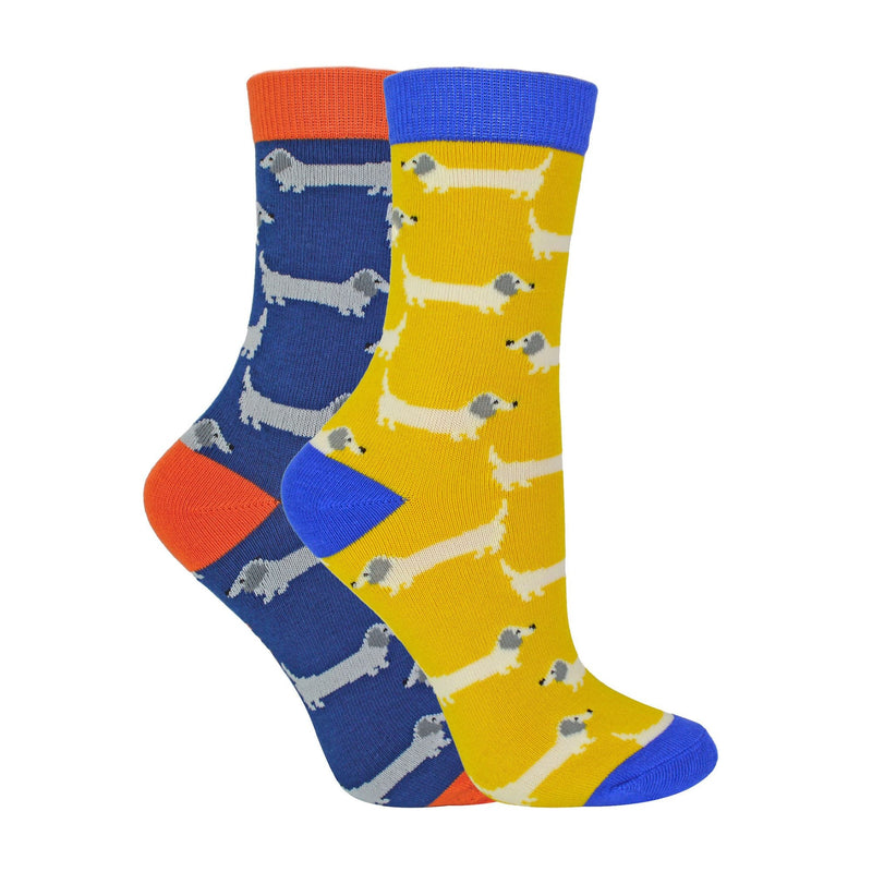 2 Pack Boys Animal Pattern Soft Breathable Bamboo Socks