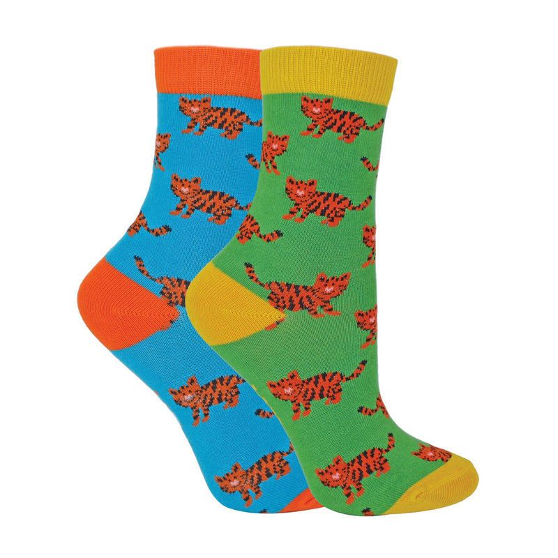 2 Pack Boys Animal Pattern Soft Breathable Bamboo Socks