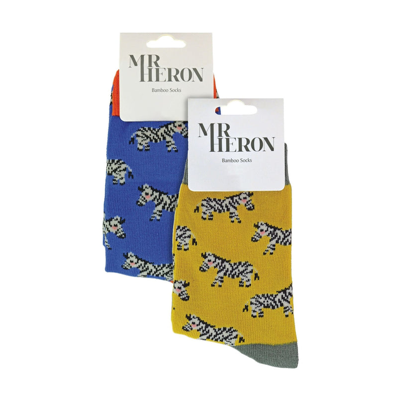 2 Pack Boys Animal Pattern Soft Breathable Bamboo Socks