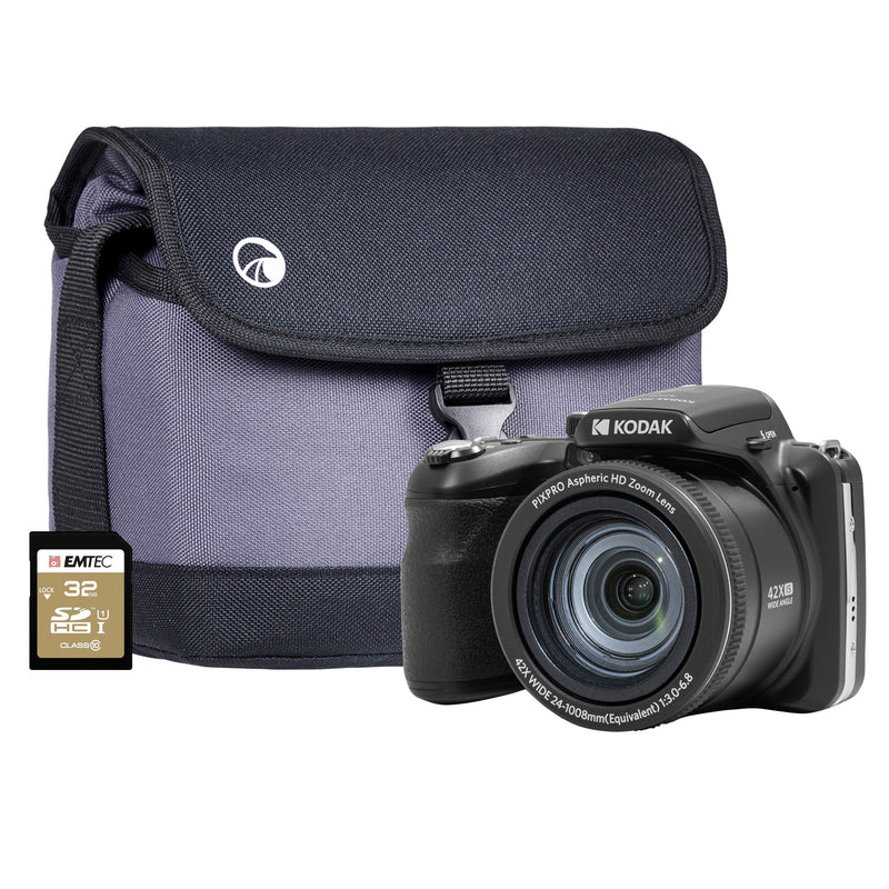 Kodak PIXPRO AZ425 Astro 20MP 42x Zoom Bridge Camera - Black