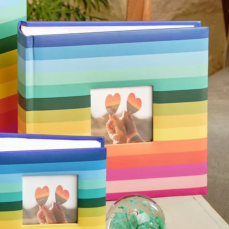 Kenro Rainbow Design Memo Photo Album for 100 7x5" Photos