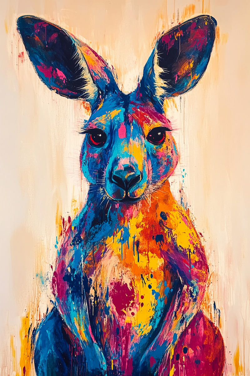 Kangaroo Dreamscape Canvas