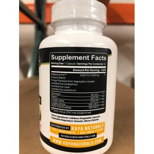 Kaya Naturals Digestive Enzymes with Prebiotics & Probiotics – 30 Veggie Caps