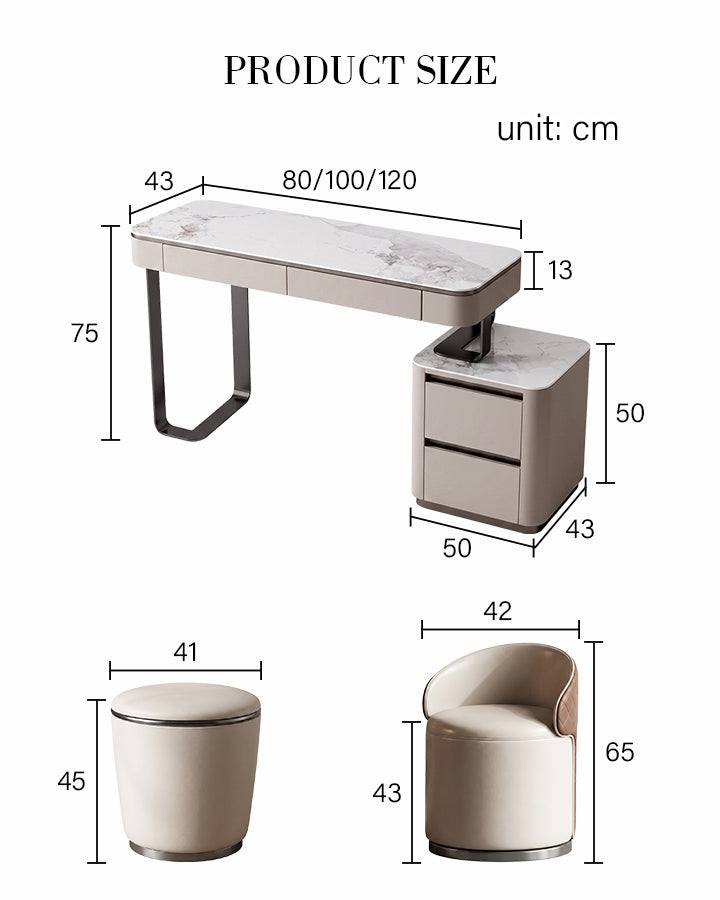 Kelvin Dressing Table with LED Mirror