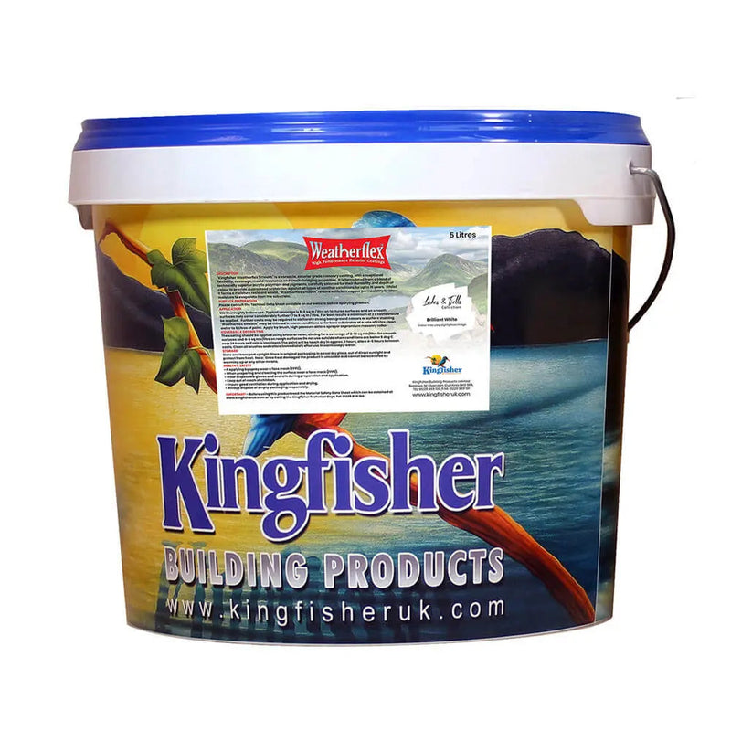 Kingfisher Weatherflex Smooth Premium Masonry Coating Paint - 5L / 10L
