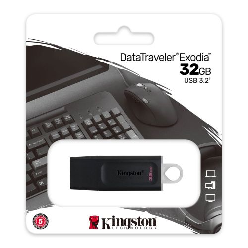Kingston DataTraveler Exodia USB 3.2 Gen 1 Memory Pen - 32GB to 256GB