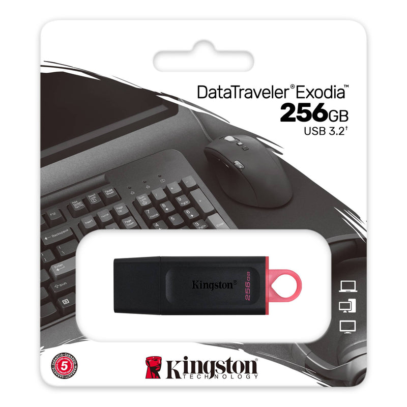 Kingston DataTraveler Exodia USB 3.2 Gen 1 Memory Pen - 32GB to 256GB