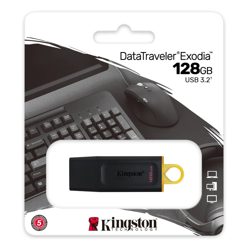 Kingston DataTraveler Exodia USB 3.2 Gen 1 Memory Pen - 32GB to 256GB