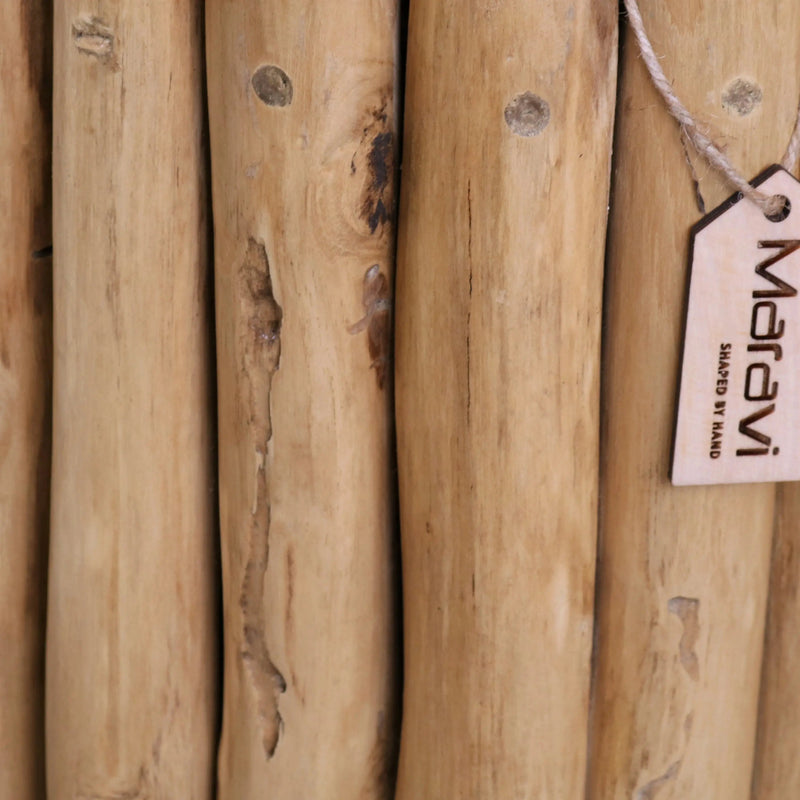 Kini Natural Log Side Table