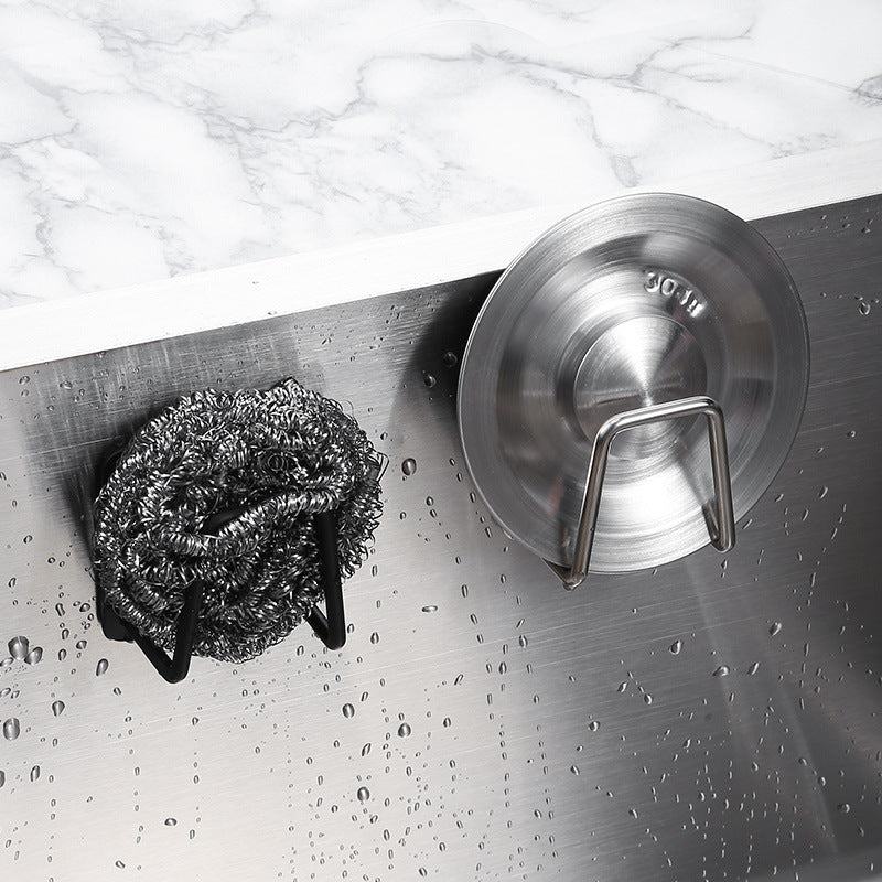 Kitchen Sponge Holder with Wall Mount Sponge Rack for Sink Organization
