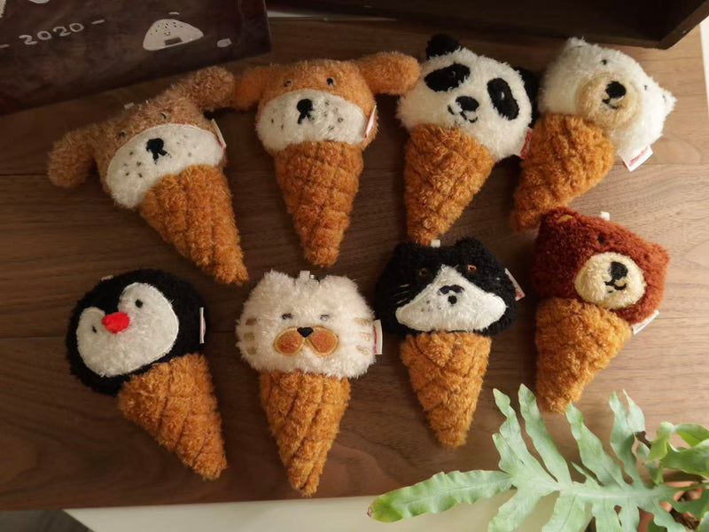 Daily White | Panda Ice Cream Cone Plush Charm