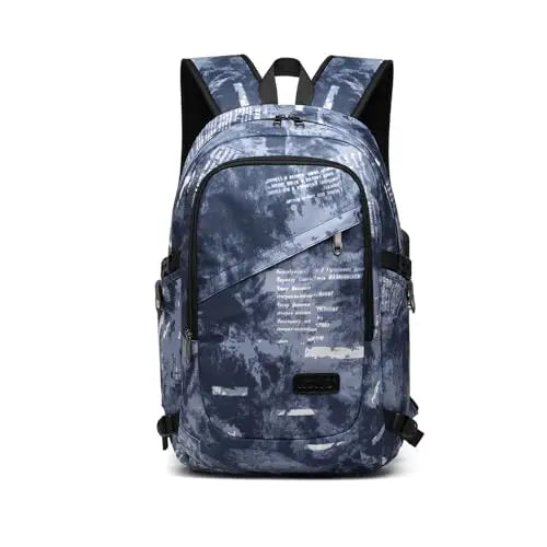 Kono Anti-Theft Travel Laptop Backpack - 15.6” USB Charging Rucksack Lightweight