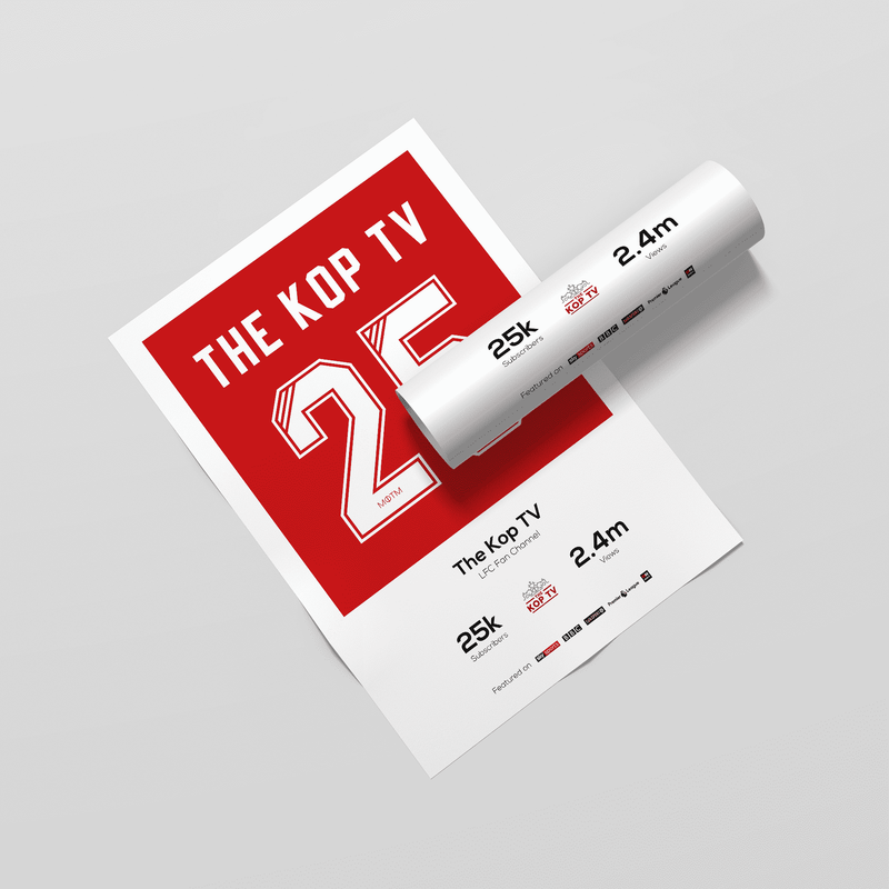 Personalised Football Player Stats Print