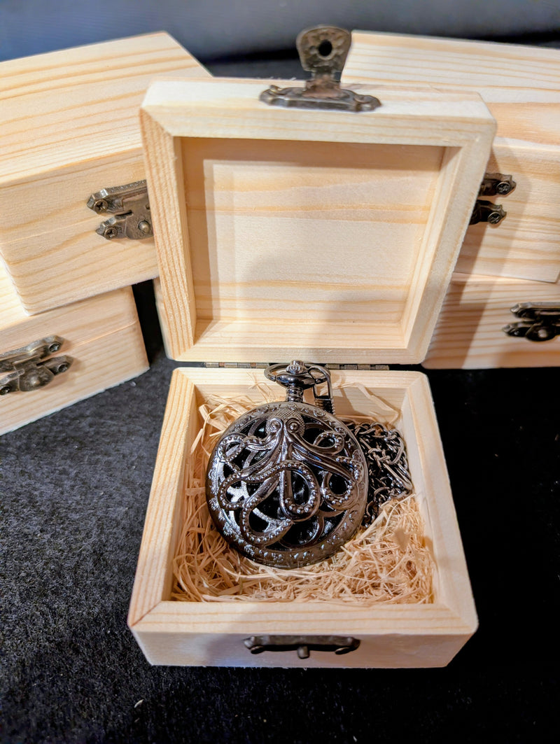 Mini Metal Dice Pocket Watch With Display Box For Table Top RPG D&D