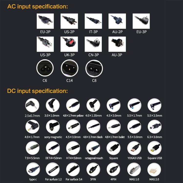 40W 19.5V 2.05A 4.0x1.7mm Laptop Notebook Power Adapter Charger with Power Cable for HP Mini