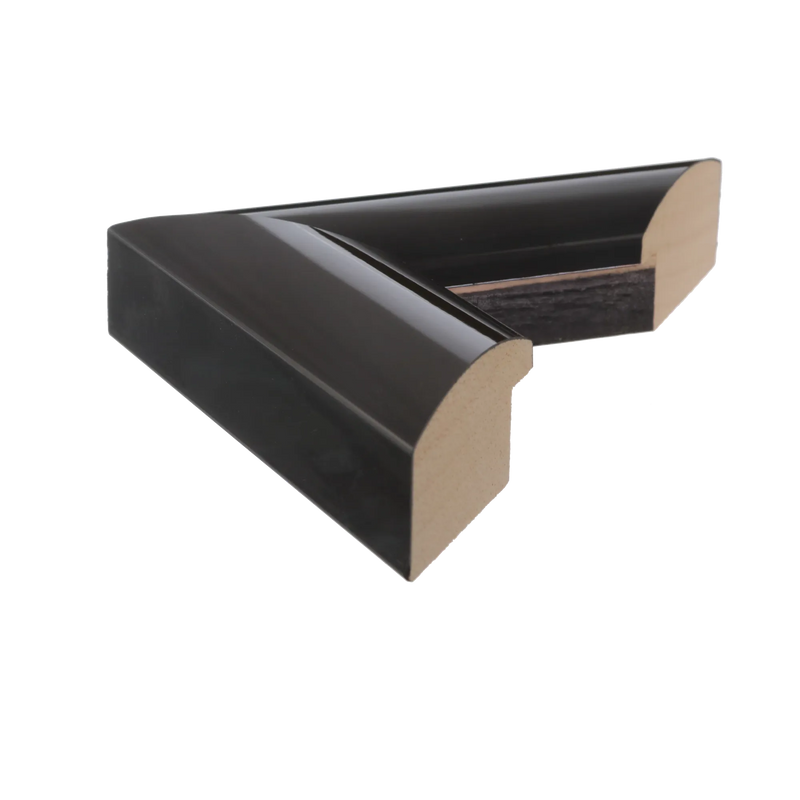 Lacquer Black Picture Frame, 100x120cm