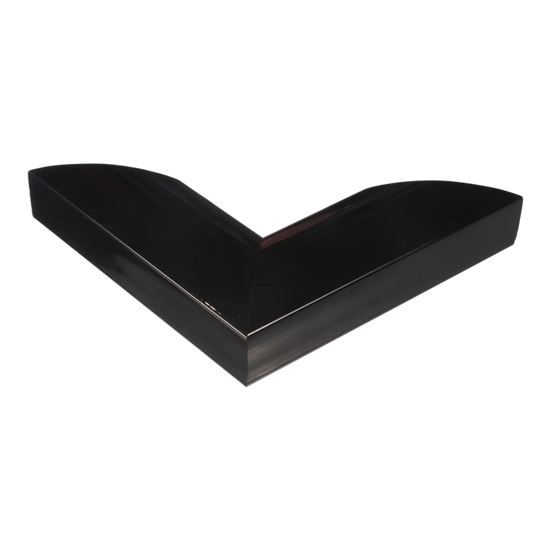Lacquer Black Picture Frame, 10.5x24.3"