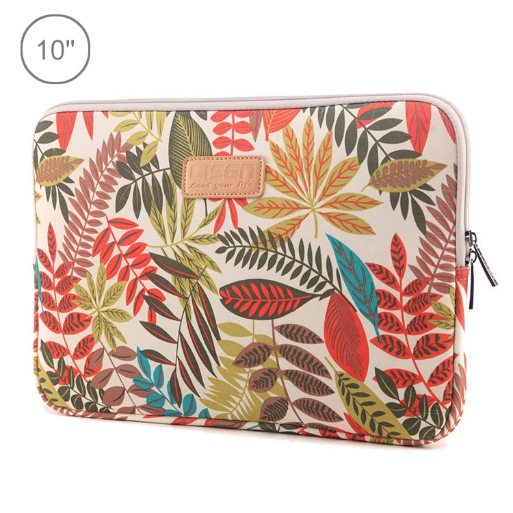Lisen 10 inch Sleeve Case  Colorful Leaves Zipper Briefcase Carrying Bag for iPad Air 2, iPad Air, iPad 4, iPad New, Galaxy Tab A 10.1, Lenovo Yoga 10.1 inch, Microsoft Surface Pro 10.6,  10 inch and Below Laptops / Tablets, 10 inch