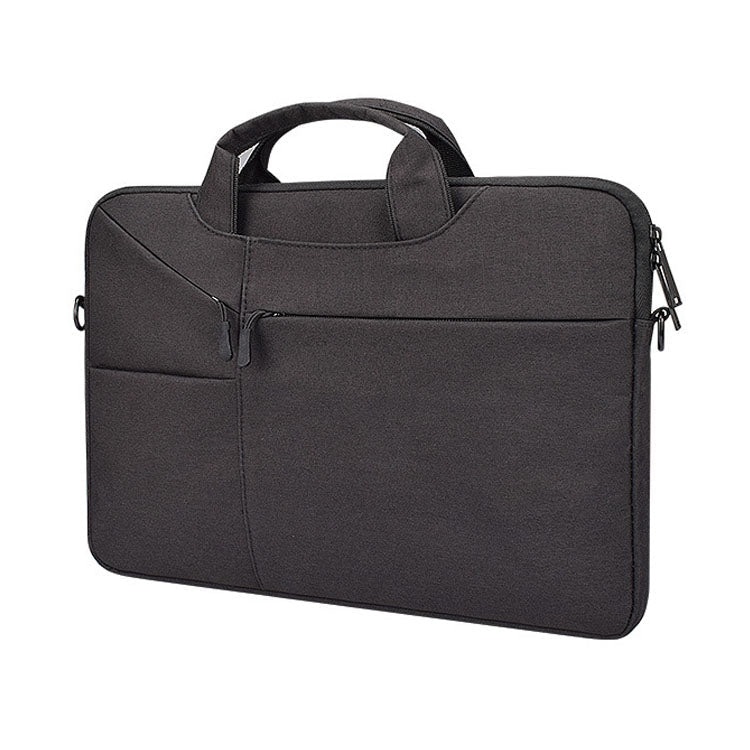 ST02S Waterproof Tear Resistance Hidden Portable Strap One-shoulder Handbag for 14.1 inch Laptops, with Suitcase Belt, ST02S 14.1 inch Pink, ST02S 14.1 inch Light Grey, ST02S 14.1 inch Navy Blue, ST02S 14.1 inch Black, ST02S 14.1 inch Dark Gray