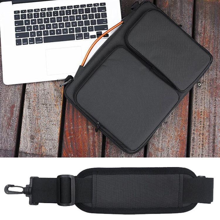 Nylon Waterproof Laptop Handbag Bag for 13-14 inch Laptops with Trunk Trolley Strap, 13-14 inch