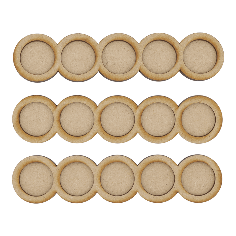 5x1 - 25mm Round Edged Movement Tray