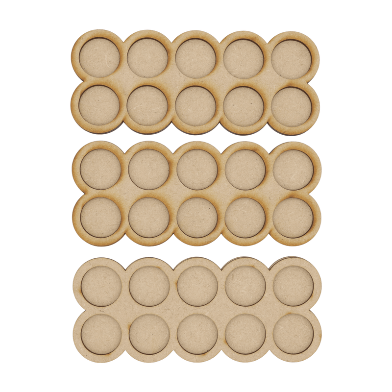 5x2 - 25mm Round Edged Movement Tray