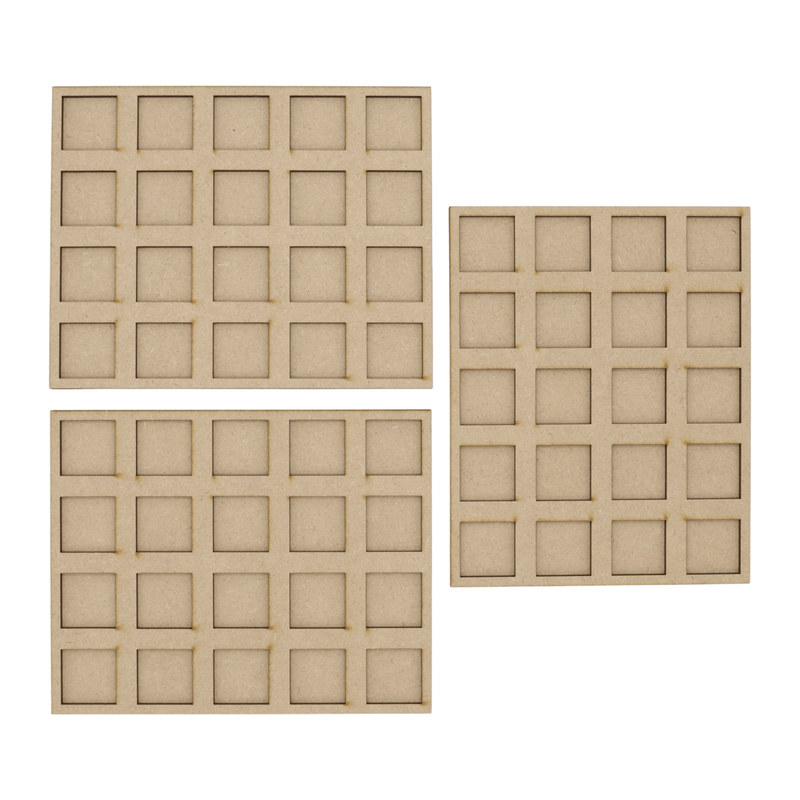 5x4 - 25mm Square Movement Tray