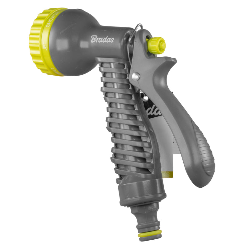 Hose Gun Water Sprayer 7-Pattern Adjustable, Lime