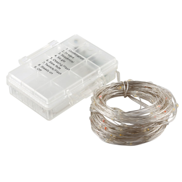 50 LEDs 3 x AA Batteries Box Fairy Lamp Decorative Light with Remote Control, DC 5V, White Light/Remote Control, Warm White/Remote Control, Colorful Light/Remote Control
