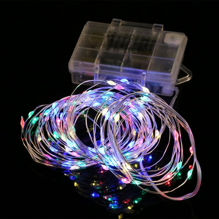 50 LEDs 3 x AA Batteries Box Fairy Lamp Decorative Light with Remote Control, DC 5V, White Light/Remote Control, Warm White/Remote Control, Colorful Light/Remote Control