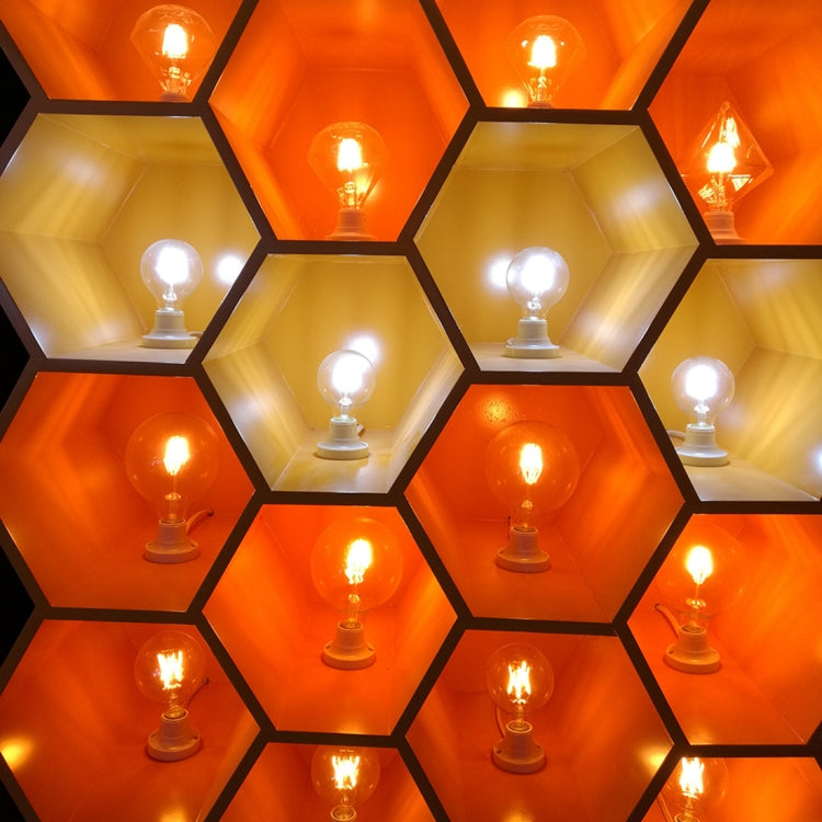 A60 E27 4W 4 LEDs 450 LM Retro Dimming LED Filament Light Bulb Energy Saving Light, AC 220V, 4W Warm White