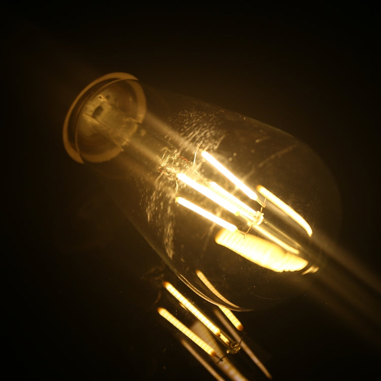 ST64 E27 4W 4 LEDs 600 LM 3000K Retro Dimming LED Filament Light Bulb Energy Saving Light, AC 220V, ST64 4W Warm White