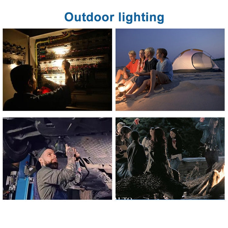 Multifunctional Solar USB Charging 60 LED Trefoil Camping Lamp Outdoor Tent Portable Lamp Flashlight  Emergency Light Bulb Light, Style: Solar, Style: Solar